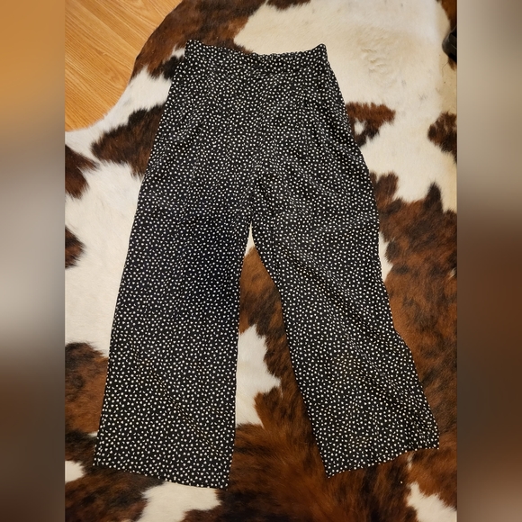 Pure silk Adrienne Vittadini Moon and Star pants - Picture 2 of 3